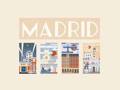 Madrid Illustrations culture design graphicdesign illustration madrid showcase skecth spain tourism travel traveling