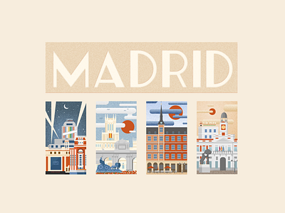 Madrid Illustrations