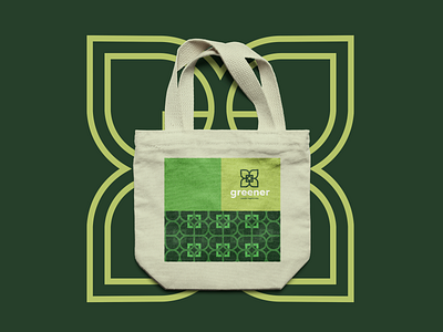 Greener bag brand branding design ecobag graphicdesign green logo organic packaging vegan vegetarian