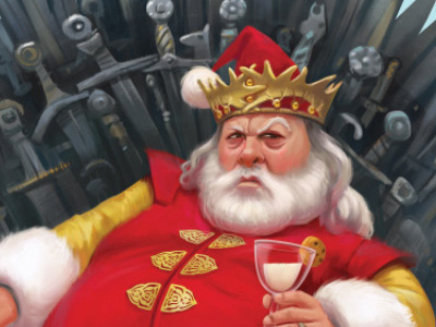 Winter is coming christmas game ice new of present santa thrones winter year