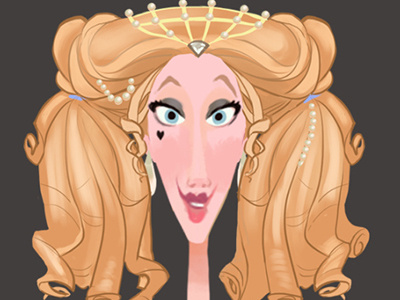 Royal mistress animation candy cartoony character design illustration visdev