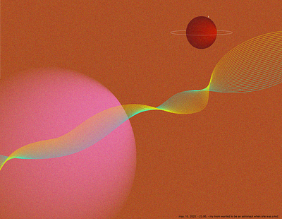 ☺︎ design digitalart galaxy gradient grain graphicdesign illustration illustrator milkyway ogre orange pink planet teal texture universe yellow