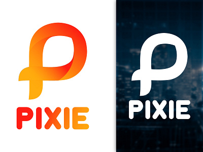 Abstract P Letter Logo Design