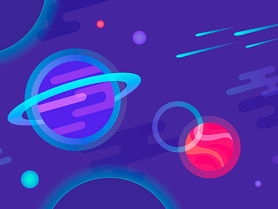 Universe vector art