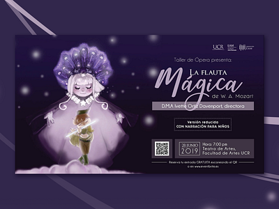 Magic Flute / Opera for kids / poster