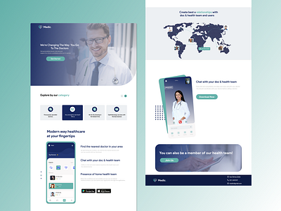 Medic Landing page