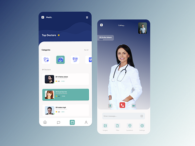 Medic Application animation app branding design icon illustrator typography ui web website