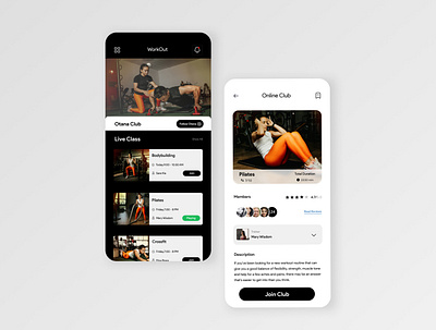 Fitness App app design fitness flat minimal paradigm sport ui uidesign