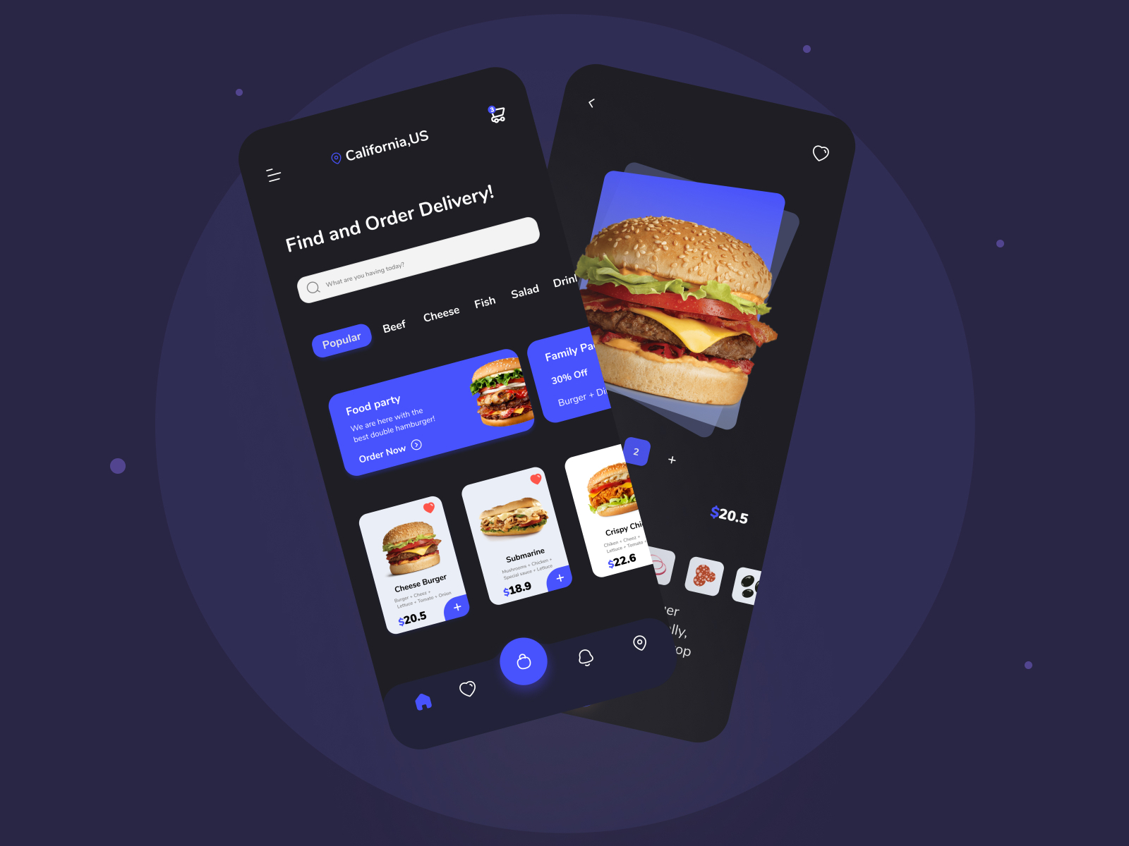 Delivery App by Yasaman Kheradmand for Paradigm Product Design Agency ...