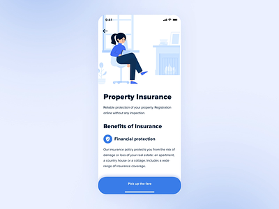 Chat Bot – Insurance App animation app chat chatbot design illustration insurance insurance app interaction interface ixd order ordering principle ui ux