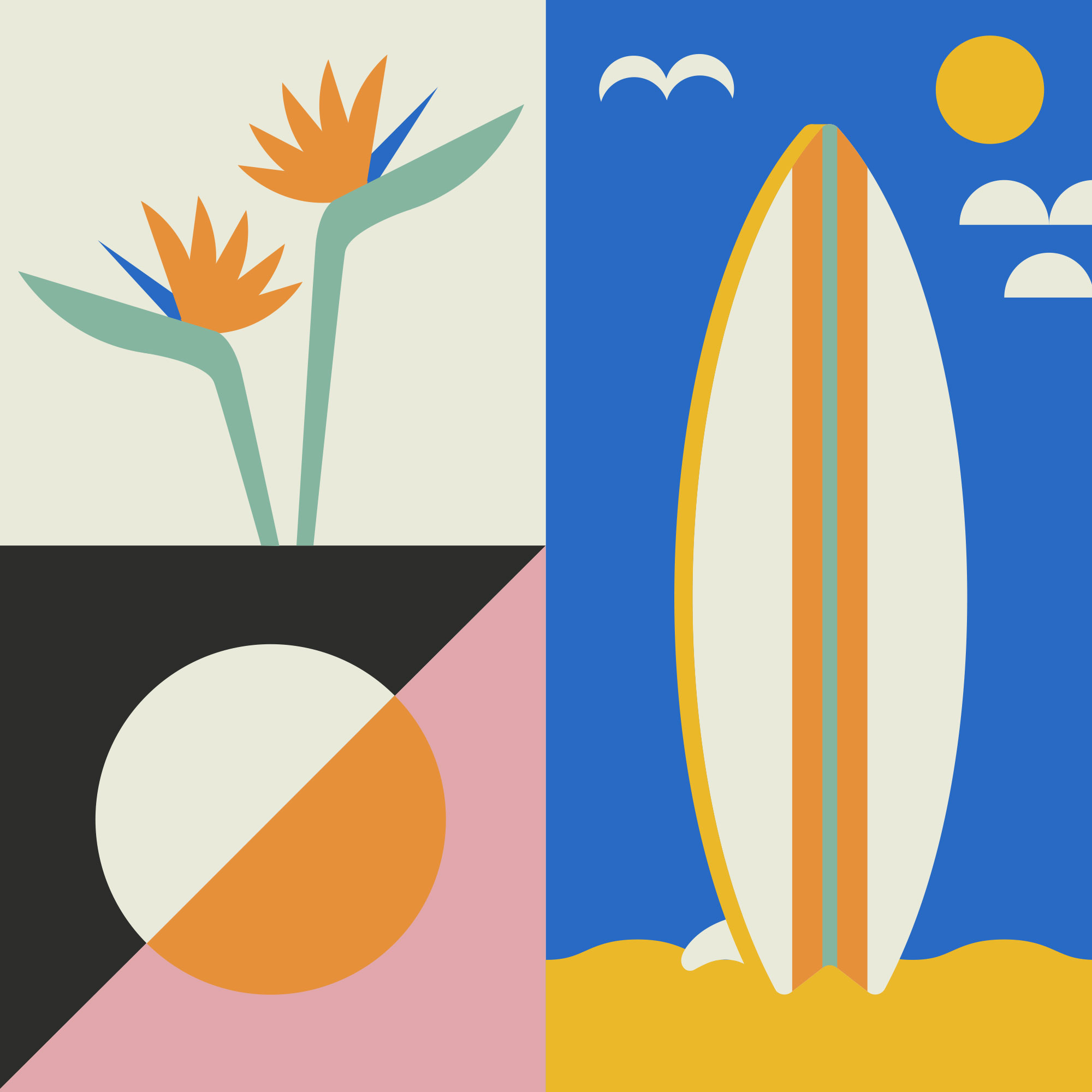 Space Coast Mural by Shane Harris on Dribbble