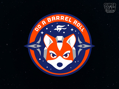 Starfox Patch barrel roll creative south fox nasa nintendo patch pin shane harris space starfox super team deluxe