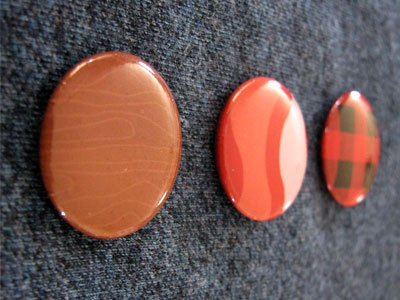 Woodsman Button Set bacon buttons flannel wood woodsman