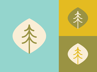 And Another Tree Badge badge design icon illustration leaf logo logomark nature outdoors retro shane harris tree