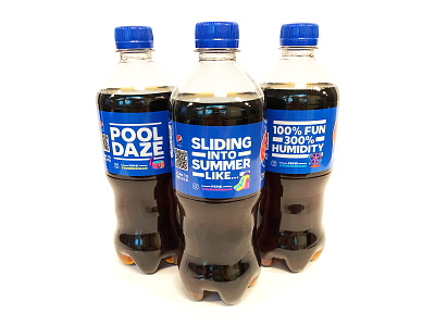 Summer Icons blue bottle bottle label icon illustration logo packaging shane harris soda summer summer icons