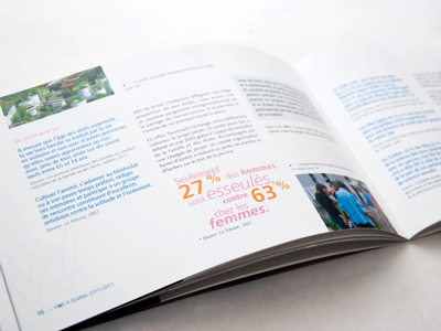 Spread of a annual report