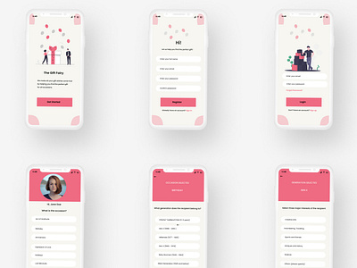 THE GIFT FAIRY figma gift interest problem solution ui ux