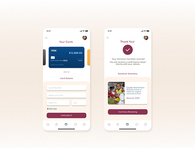 Credit Card Check Out Screens dailyui design mobile app ui ux design
