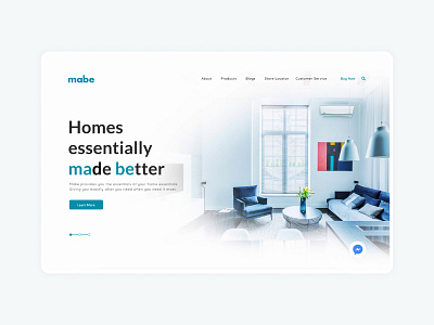 Appliance Website Design appliance home minimalistic ui ux website design