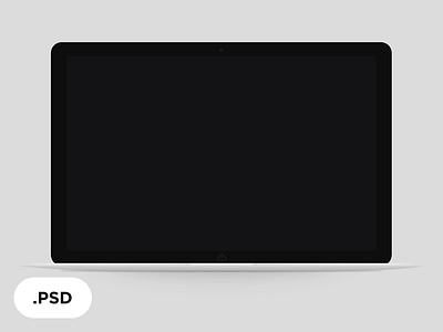 Lap BW — free black flat free laptop macbook minimal mockup template white