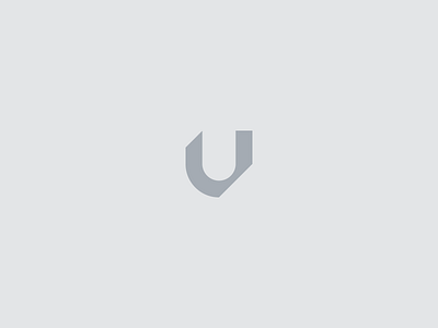 U Mark — Upper design letter logo logotype mark minimal monogram symbol u