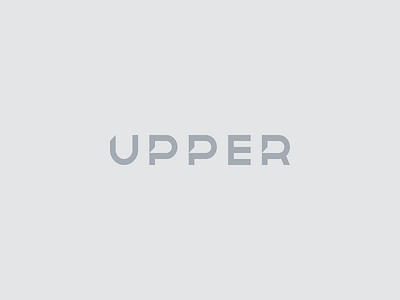 U — Upper design letter logo logotype mark minimal monogram symbol u