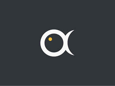 alpha + fish logo concept.