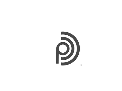 Letter P + Wave Logo Concept app icon design branding design dribbble flat icon illustration illustrator letter p logo logo logogram minimal minimalist logo monoline signal sound typography ui vector wave