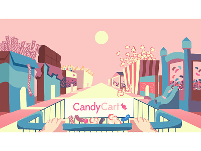 Candy Cart Frames Rebrand (Version 2) animation app design illustration illustrationformotion mograph motion motion graphics motiongraphics schoolofmotion