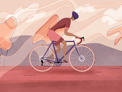 Cyclist cycle aftereffects animation illustration illustration art illustrationformotion mograph motion motion graphics motiongraphic motiongraphics