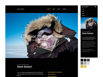 René Robert dark responsive webdesign