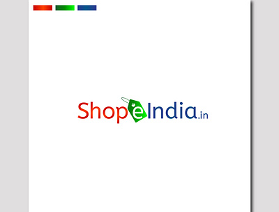 Shop e india Logo background removal cover design design facebook banner facebook cover graphic design illustration image editing logo design photoshop