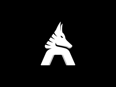 Letter A Anubis Logo (for sale) alphabet logo animal logo anubis logo branding design egypt icon illustration letter letter a logo logo logo for sale monogram monogram logo myth mythology typography vector