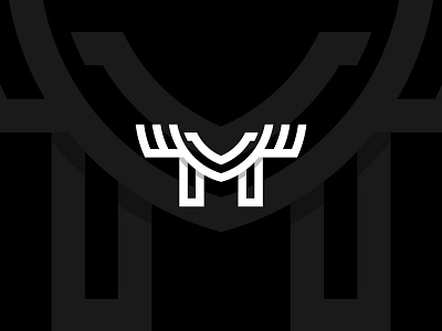 Letter M Antler Logo (for sale)