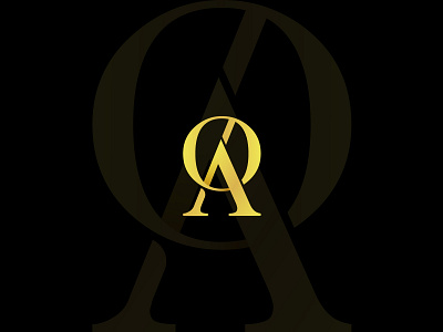 OA or AO Monogram Logo (for sale) ao logo letter a letter logo letter o logo logo for sale monogram logo typography
