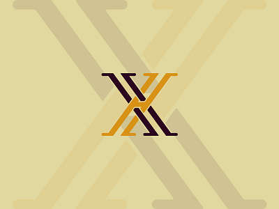 HX or XH Monogram Logo (for sale) letter logo letter x logo logo for sale monogram logo typography xh monogram