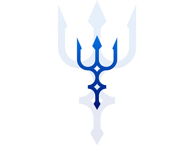 Trident Star Logo (for sale) logo logo for sale star logo trident logo