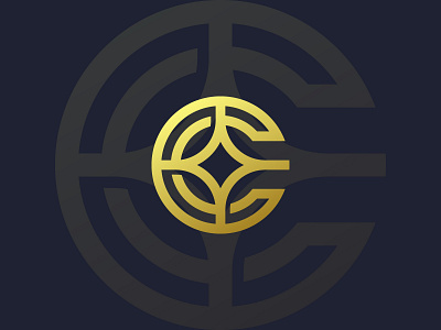 Letter C Star Logo (for sale) c star logo coin logo crypto logo letter c logo logo logo for sale monogram logo typography