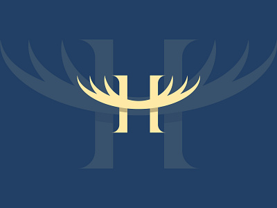 Letter H Deer Logo (for sale)