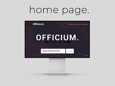 Officium Web-UI Mockup