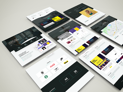 Portfolio Website Concept app branding design minimal portfolio portfolio page portfolio website ui ux website