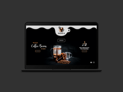 Online Coffee Store Concept branding business cafe coffee coffee bean coffee cup coffee shop concept design minimal ui ux website