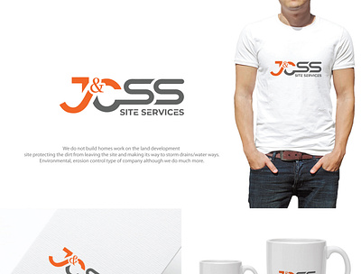 J&CSS Site Services Logo branding design logo