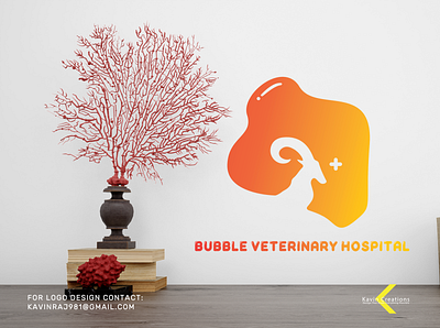 Bubble Veterinary Hospital logo Design branding graphic design logo logo design logo design branding