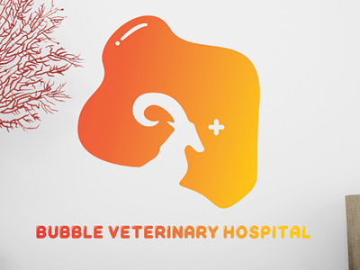 Bubble veterinary hospital logo branding graphicsdesign illustration logo logodesign