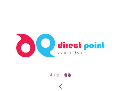 Direct point logo design