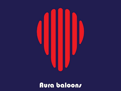 Aura balloons logo design art artist branding business company logo entrepreneurs graphicsdesign logo logodesign logodesigner startup