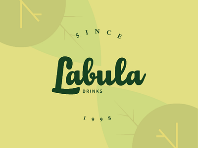 Labula drinks logo design