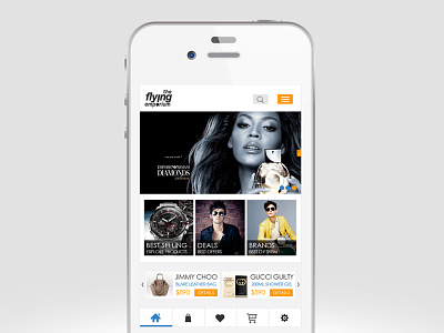 IOS App Design app design main screen