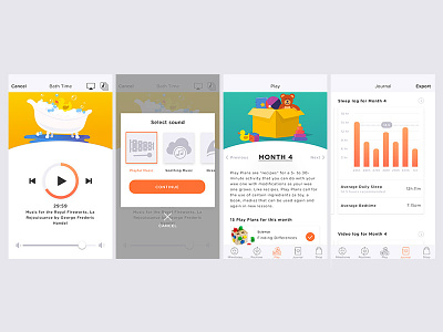 Weeschool Mobile App app app design babies ios iphone milestones mobile mobile design parenting tracker